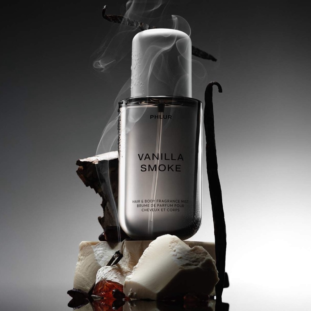 Phlur Vanilla Smoke 2mL Decant Sample with Spray Body and Hair